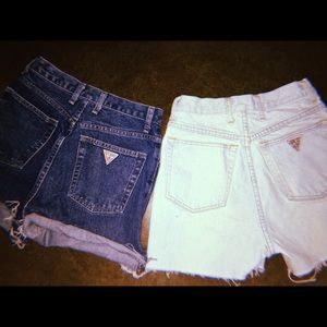 VINTAGE GUESS JEAN SHORTS ‼️💋